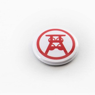 Zollverein Button Rot/Wei